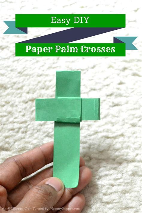 How To Make A Palm Cross Out Of Paper For Palm Sunday