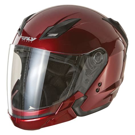 Fly Racing® Tourist Solid Open Face Helmet