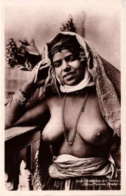 Pc Cpa Jeune Femme Arabe Scenes Et Types Female Ethnic Nude A