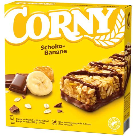Corny Schoko Banane 6x25g Online Kaufen Im World Of Sweets Shop