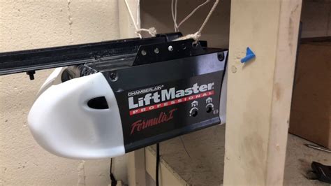 Liftmaster Professional Formula Garage Door Opener Manual Tutorial Pics