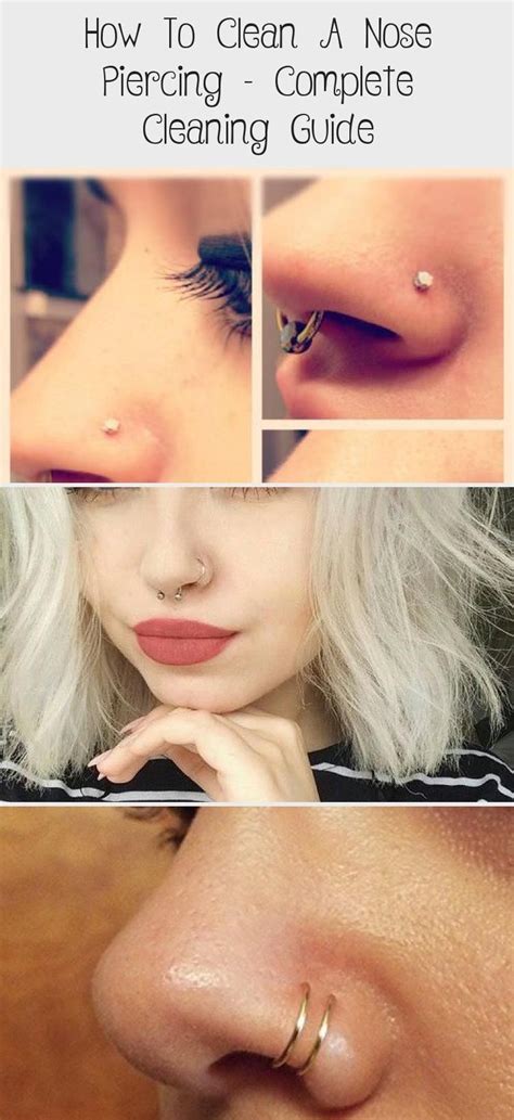How To Clean A Nose Piercing Complete Cleaning Guide Piercings The Ulti Clean C