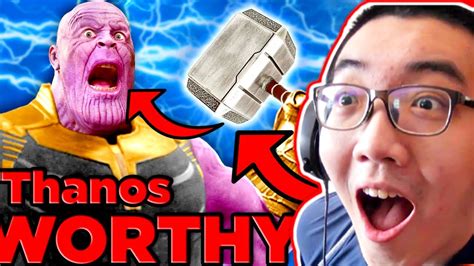 Thanos Vs Thors Mjölnir Film Theory Is Thanos Worthy Of Thors