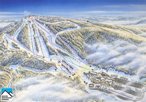 Beech Mountain Ski Trail Map