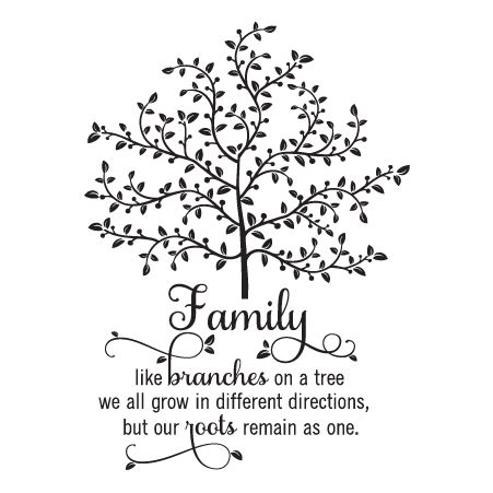 You can give life and touch hearts in family gathering spaces such as in. Family Tree Wall Quotes™ Decal | WallQuotes.com