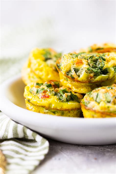 Sun Dried Tomato Spinach And Cheese Egg Cups Easy Peasy Meals