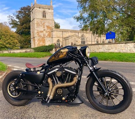 Great savings & free delivery / collection on many items. Harley Davidson Sportster XL 883 Iron Custom Bobber Build ...