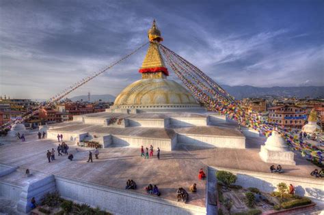 This Fascinating Aerial Shot Shows Boudhanath One Of The Largest Stupas In The World