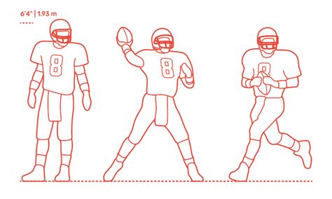 American Football Field Dimensions And Drawings