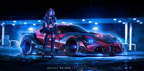 375x667 Resolution Red Luxury Car Khyzyl Saleem Car Toyota Ft 1 Cyberpunk Hd Wallpaper