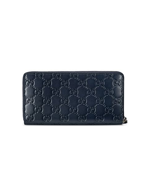 Gucci Gucci Signature Zip Around Wallet Farfetch