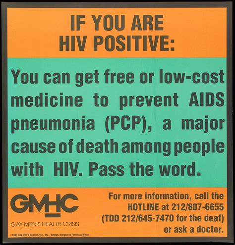 if you are hiv positive aids education posters