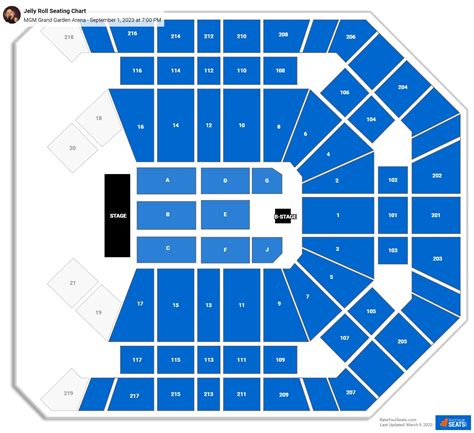 Mgm Grand Garden Arena Seating Chart