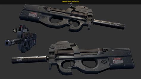 Fn P90 Smg Silenced Left 4 Dead 2 Skins Smgs Submachine Gun