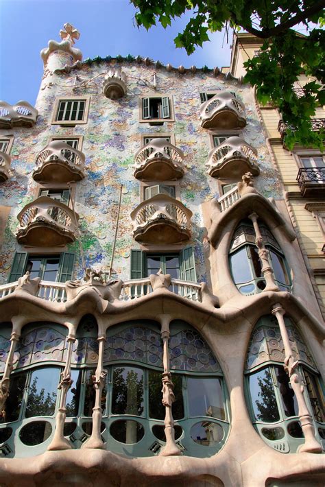 Antoni Gaudi Mosaics Buildings