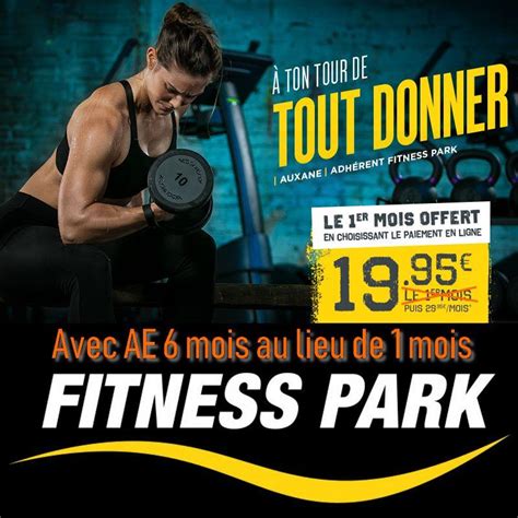 Fitness Park Semaines Offertes Pour Tout Abonnement Annuel