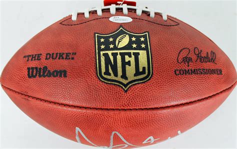 Cowboys Dak Prescott Signed Authentic Official Nfl Duke Football Jsa