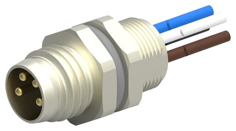 T4072014041 001 Te Connectivity Sensor Cable M8 Plug Free End