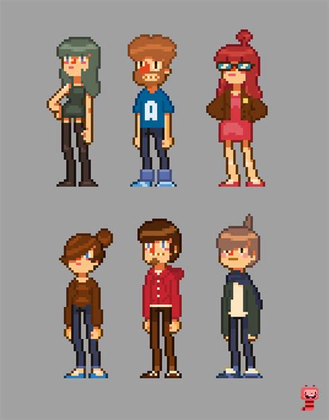 Simplyawful Atarimonkey Some Ideas For Some Pixel People I Pixel