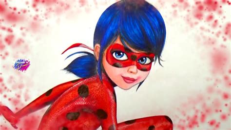 Drawing of ladybug(marinette), from the tv animation series 'miraculous: How to Draw Ladybug from Miraculous Tales of Ladybug and ...