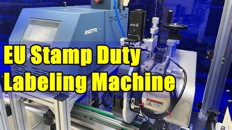 Eu Stamp Duty Labeling Machine10ml 30ml Electronic Cigarette Tax Stamp