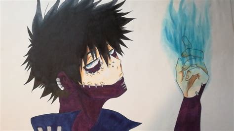 How To Draw Dabi From My Hero Academia Youtube