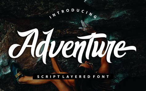 Adventure Script Font By Ktwop · Creative Fabrica Adventure Fonts