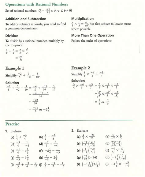 10th Grade Math Worksheets