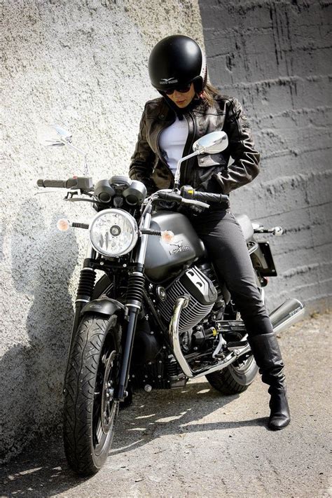 Moto Guzzi Sesion Photo Model Motorcycle Girl Uhb The