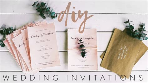 30 Inspiration Photo Of Diy Wedding Invites