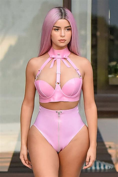 Demi Rose Poses In A Pink Latex Bikini During A Photoshoot In Phuket Thailand 240119 18