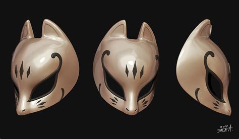 Artstation Mask Fox Persona 5
