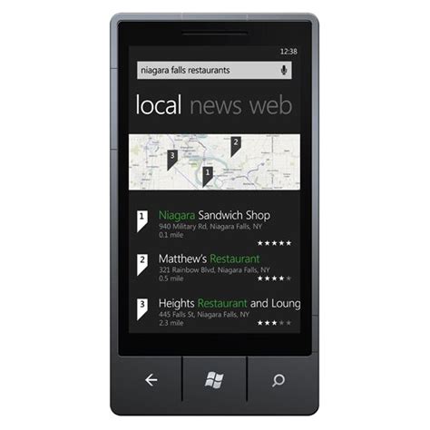 Map Windows Phone 7 Icons