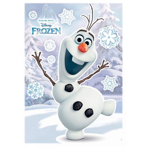 Wall Sticker Disney Frozen Olaf Is Dancing Wall