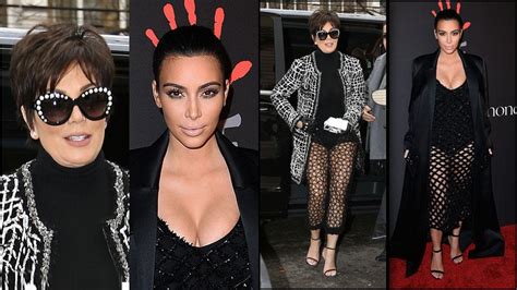 Mom Stole My Look Kopy Kat Kris Jenner Copies Kim Kardashian’s Sheer Pants Outfit—see The Photos