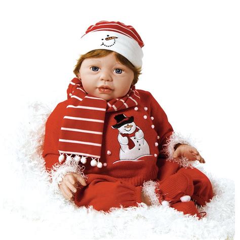 Collectible Doll Christmas Baby Boy Doll 21 Inch Baby