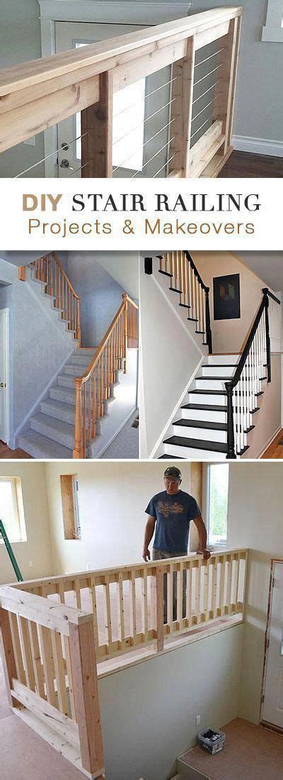 Diy Stair Railing Projects And Makeovers • Big Variety Of Ideas