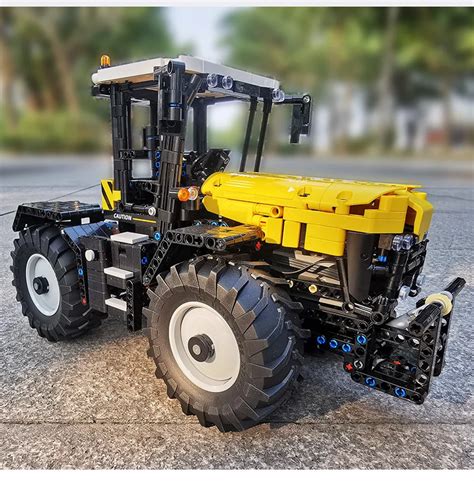 Mould King 17019 App High Tech Car The Moc 25371 Rc Motorized Tractor