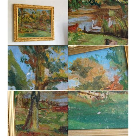 英国風景の油絵 風景画 イギリスアンティーク Co2928bau Antiques 通販 Yahooショッピング