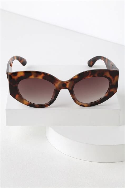 Chic Tortoise Sunglasses Cat Eye Sunglasses Sunglasses