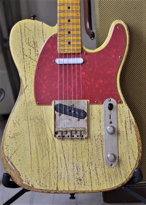 American Fender Telecaster Relic Vintage White