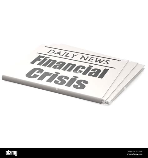 bank crisis newspaper headline cut out stock images and pictures alamy