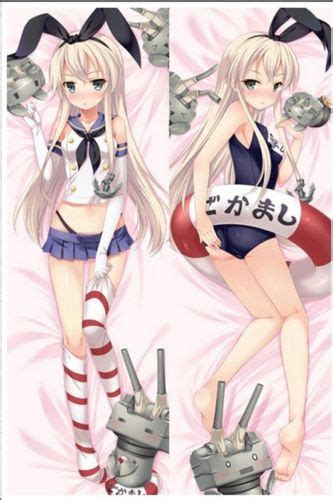 Hot Anime Kantai Collection Shimakaze Dakimakura Pillow Cover Case