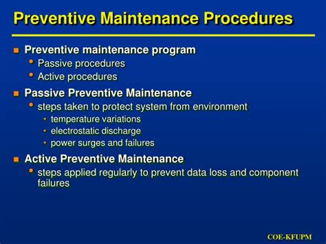 Ppt Preventive Maintenance Powerpoint Presentation Id7008363