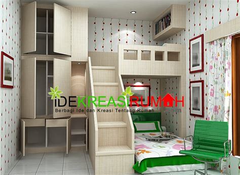 desain interior unik kamar tidur tingkat  anak ide