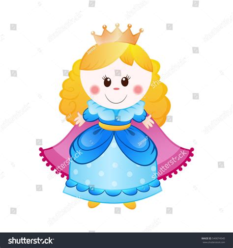 Illustration Of Cute Little Princess Royalty Free Stock Vector