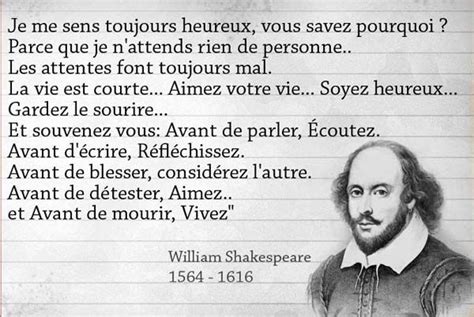 This assumes, of course, that you are making only a passing allusion. La citation du jour : William Shakespeare (avec images ...
