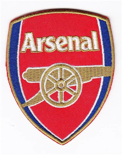 Arsenal Football Team Soccer Multicolor Embroidered Iron On Backing