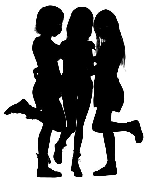 The Best Free Bff Silhouette Images Download From 7 Free Silhouettes