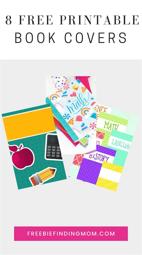 Printable Book Covers 8 Free Options Freebie Finding Mom School